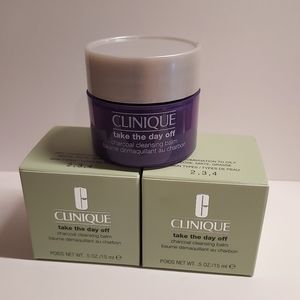 CLINIQUE Take The Day Off Cleansing Balm •2 x 0.50 oz• New in Box•Makeup Remover